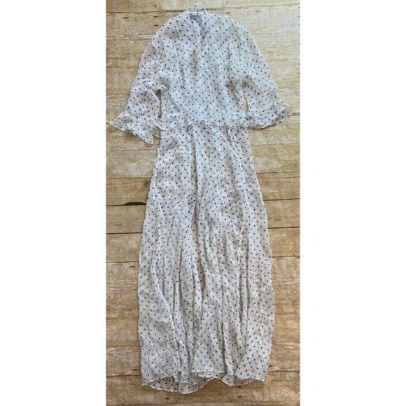 We Are Leone Ruffle Maxi Dress in White - Picture 4 of 4